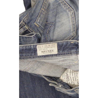 Diesel Waykee Men Blue Straight Regular Jeans W33 L32