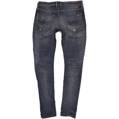 Diesel Tepphar Men Blue Tapered Slim Stretch Jeans W33 L34