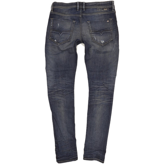 Diesel Tepphar Men Blue Tapered Slim Stretch Jeans W33 L34
