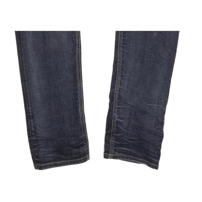 Diesel Tepphar Men Blue Tapered Slim Stretch Jeans W33 L34