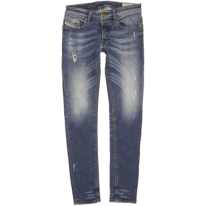 Diesel Sleenker Men Blue Skinny Slim Stretch Jeans W29 L30