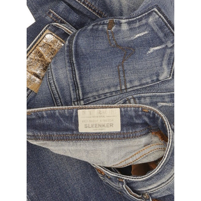 Diesel Sleenker Men Blue Skinny Slim Stretch Jeans W29 L30