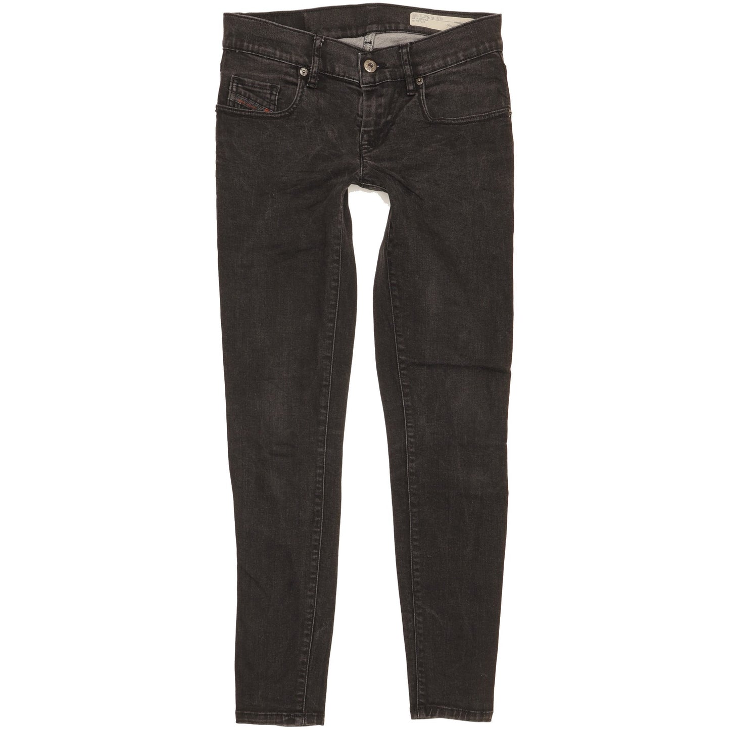 Diesel Grupee Women Black Skinny Slim Stretch Jeans W25 L32