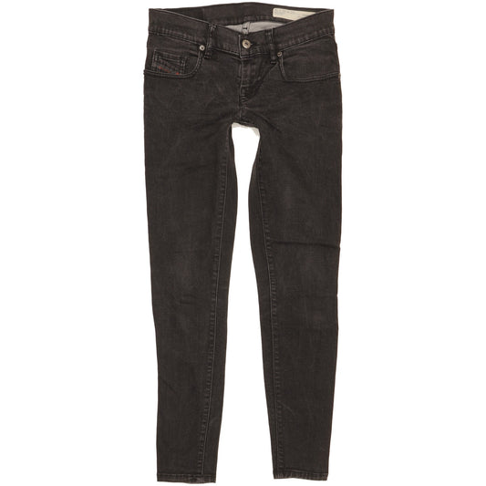 Diesel Grupee Women Black Skinny Slim Stretch Jeans W25 L32