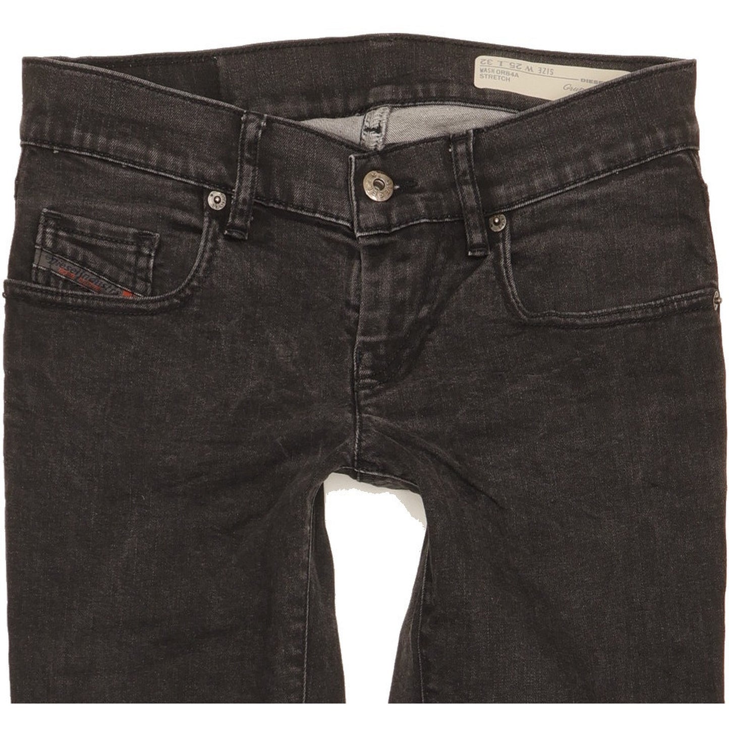 Diesel Grupee Women Black Skinny Slim Stretch Jeans W25 L32