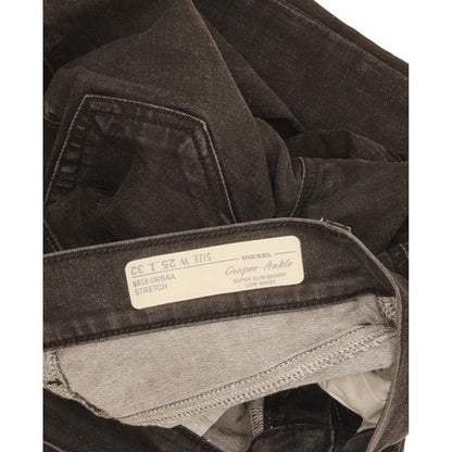 Diesel Grupee Women Black Skinny Slim Stretch Jeans W25 L32