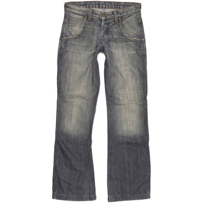 Diesel Sharkey Women Blue Bootcut Slim Jeans W27 L30