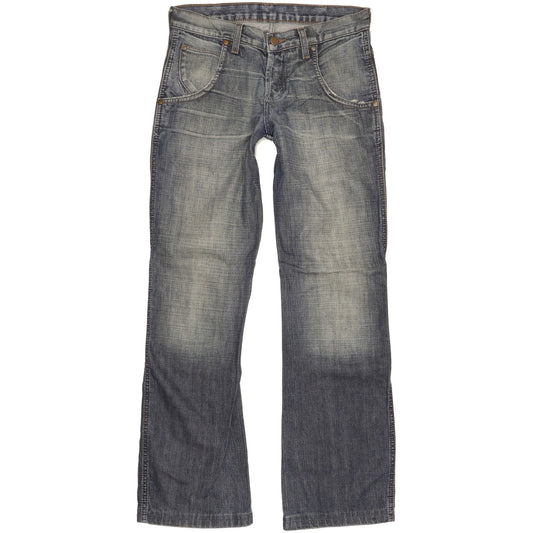 Diesel Sharkey Women Blue Bootcut Slim Jeans W27 L30