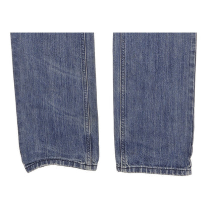 0 Calvin Klein Men Blue Straight Slim Jeans W30 L34