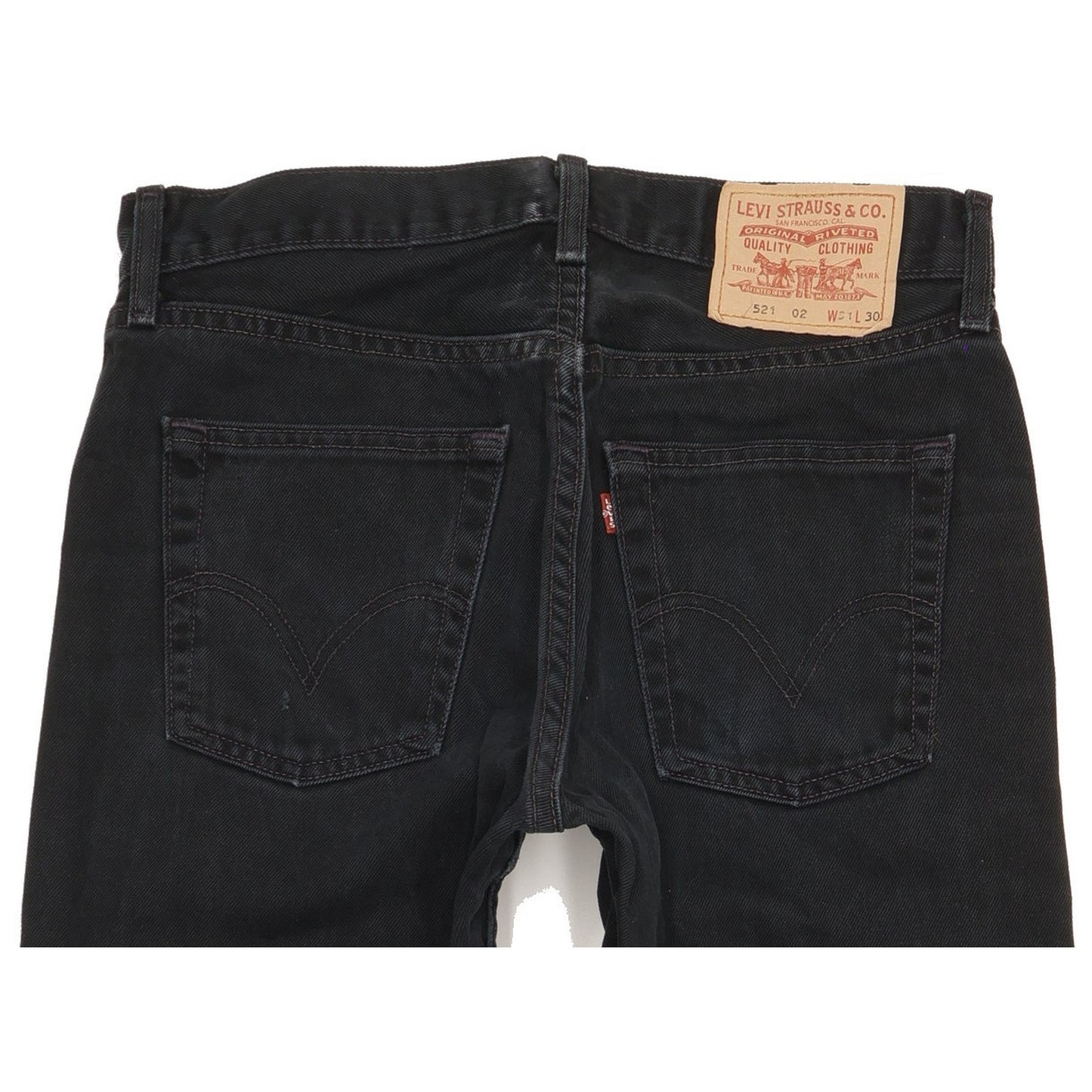 Levi's 521 Men Black Straight Regular Jeans W31 L29
