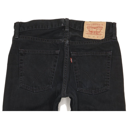 Levi's 521 Men Black Straight Regular Jeans W31 L29