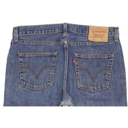 Levi's 751 Men Blue Straight Regular Jeans W34 L31