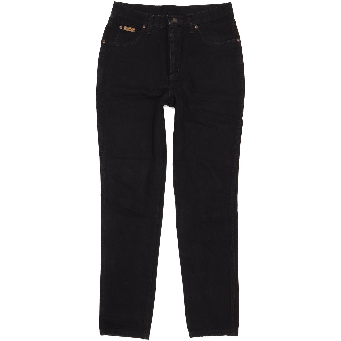 Wrangler Paula Black Straight Regular Jeans High Waisted W33 L32