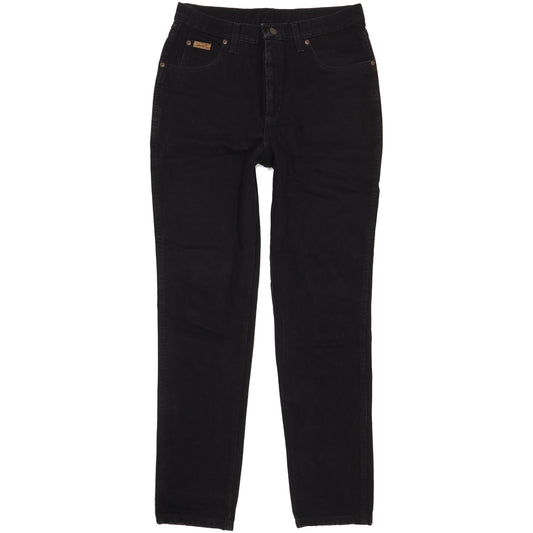 Wrangler Paula Black Straight Regular Jeans High Waisted W33 L32