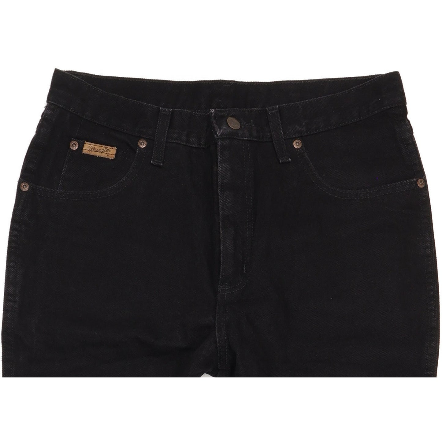 Wrangler Paula Black Straight Regular Jeans High Waisted W33 L32