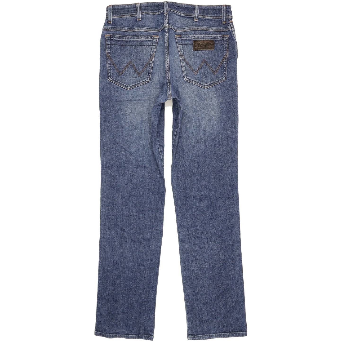 Wrangler Texas Men Blue Straight Regular Stretch Jeans W34 L33