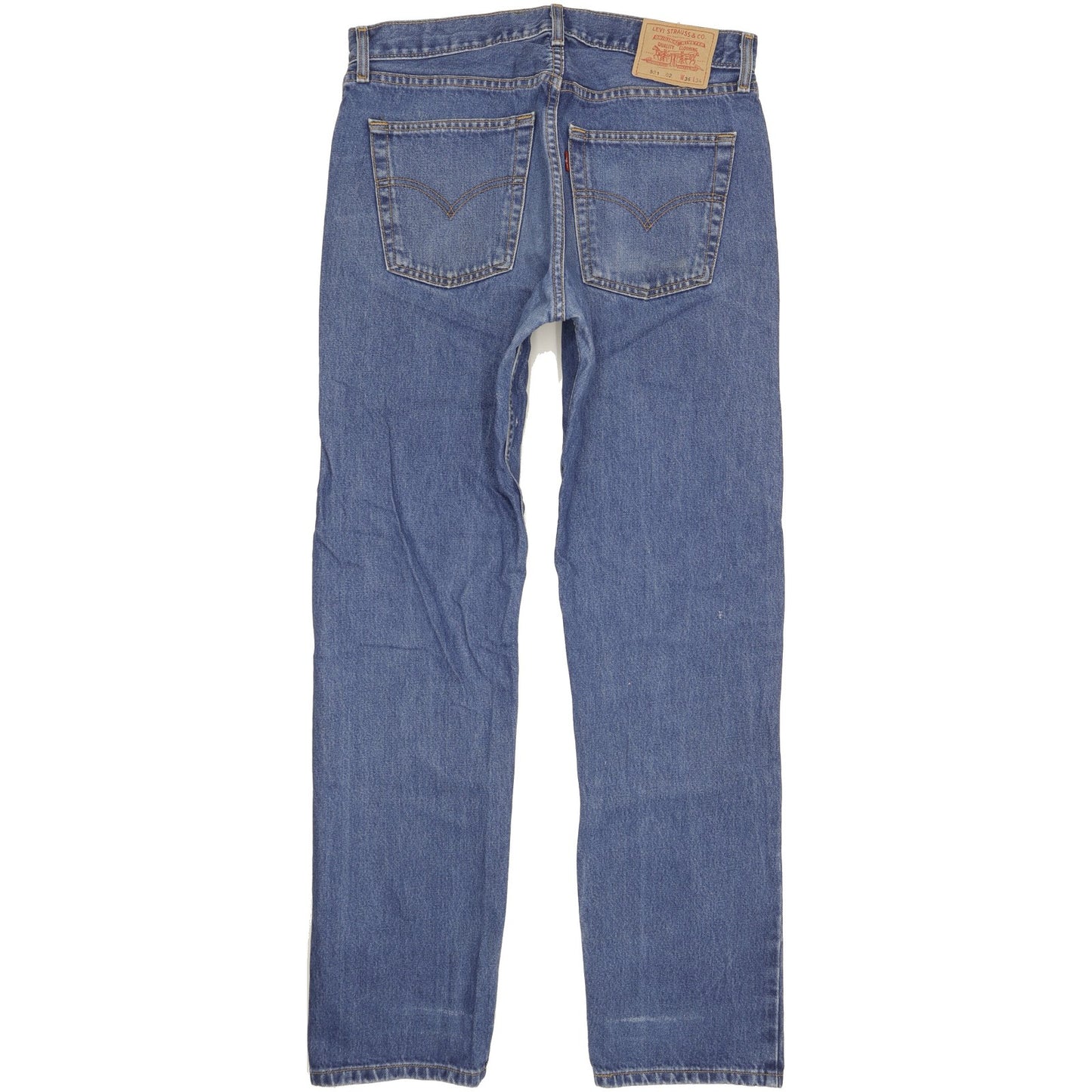 Levi's 521 Men Blue Straight Regular Jeans W35 L34