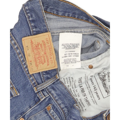 Levi's 521 Men Blue Straight Regular Jeans W35 L34