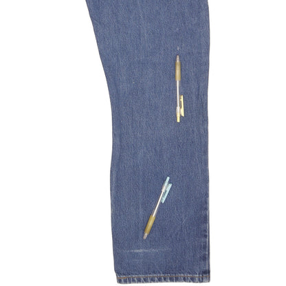 Levi's 521 Men Blue Straight Regular Jeans W35 L34