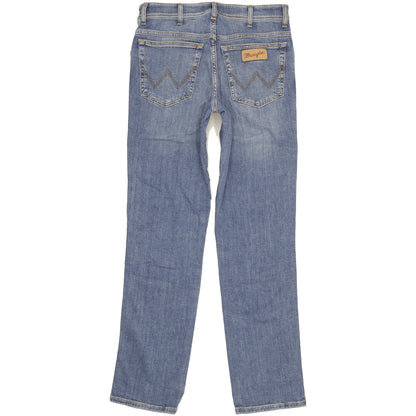Wrangler Texas Men Blue Straight Regular Stretch Jeans W32 L34