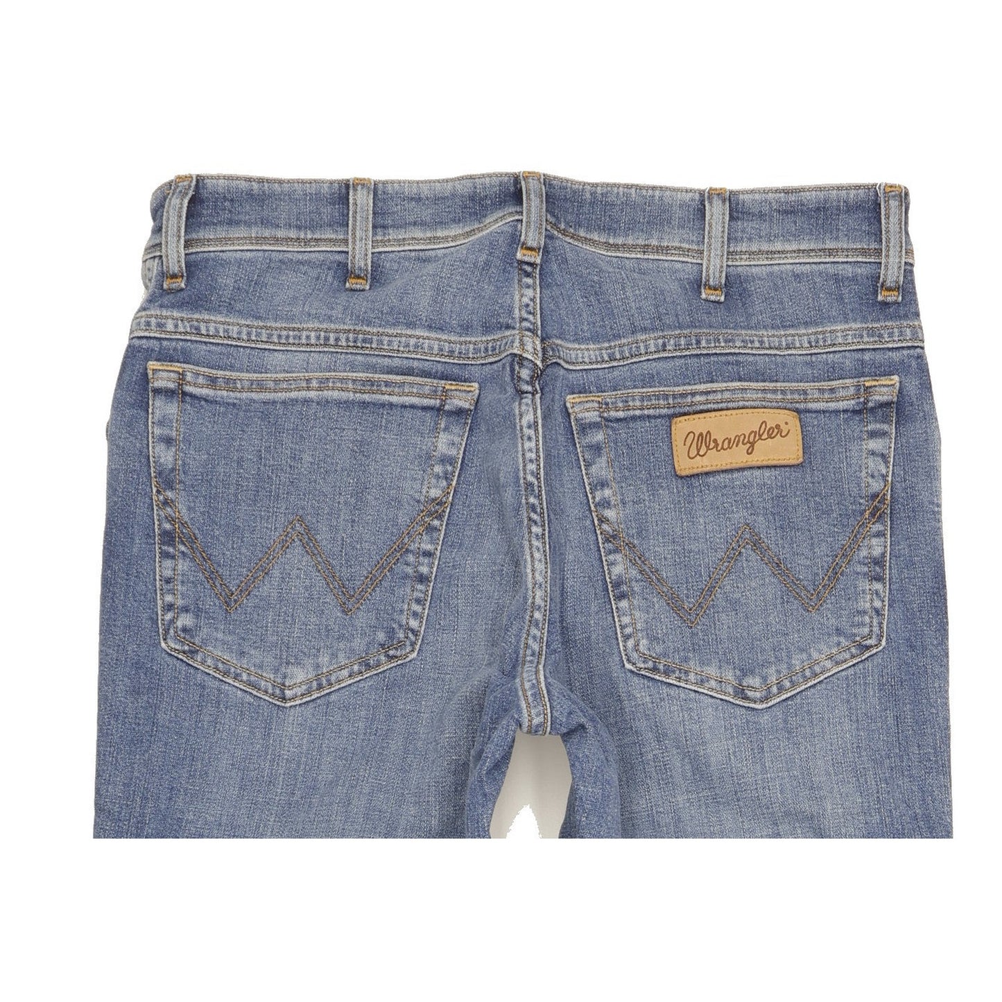 Wrangler Texas Men Blue Straight Regular Stretch Jeans W32 L34