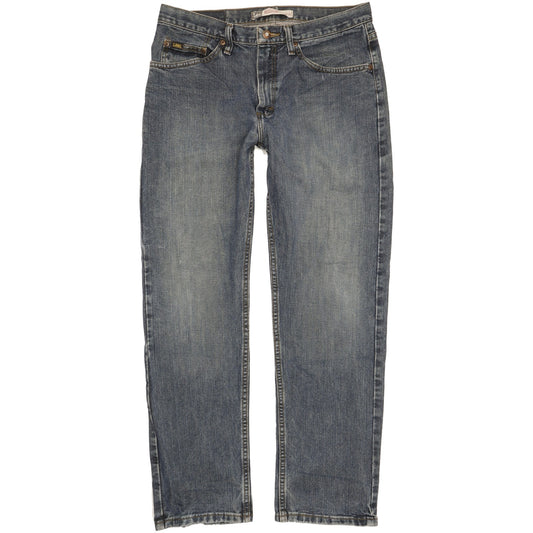Lee Men Blue Straight Regular Jeans W33 L30