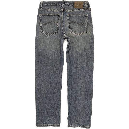 Lee Men Blue Straight Regular Jeans W33 L30