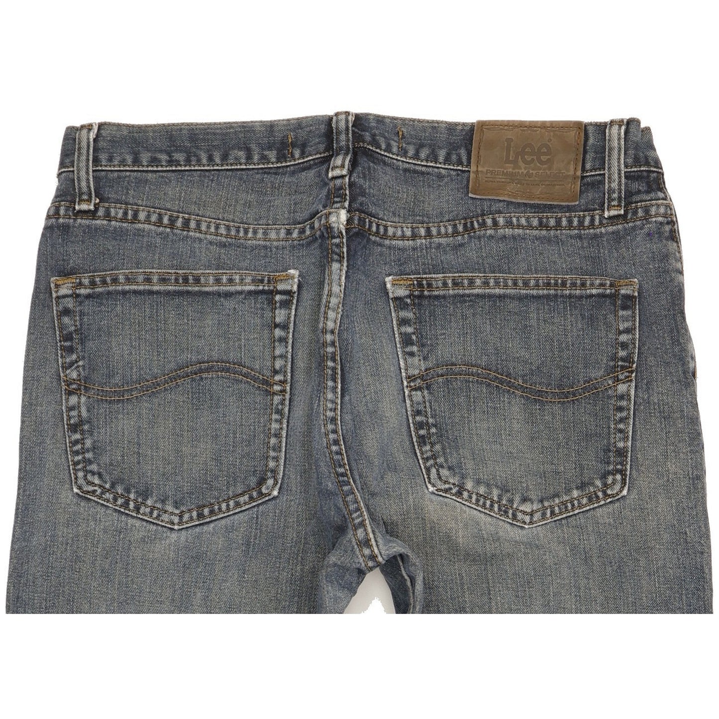 Lee Men Blue Straight Regular Jeans W33 L30