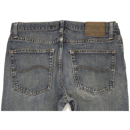 Lee Men Blue Straight Regular Jeans W33 L30