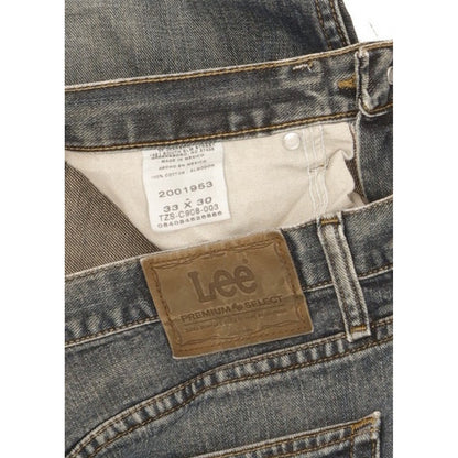 Lee Men Blue Straight Regular Jeans W33 L30