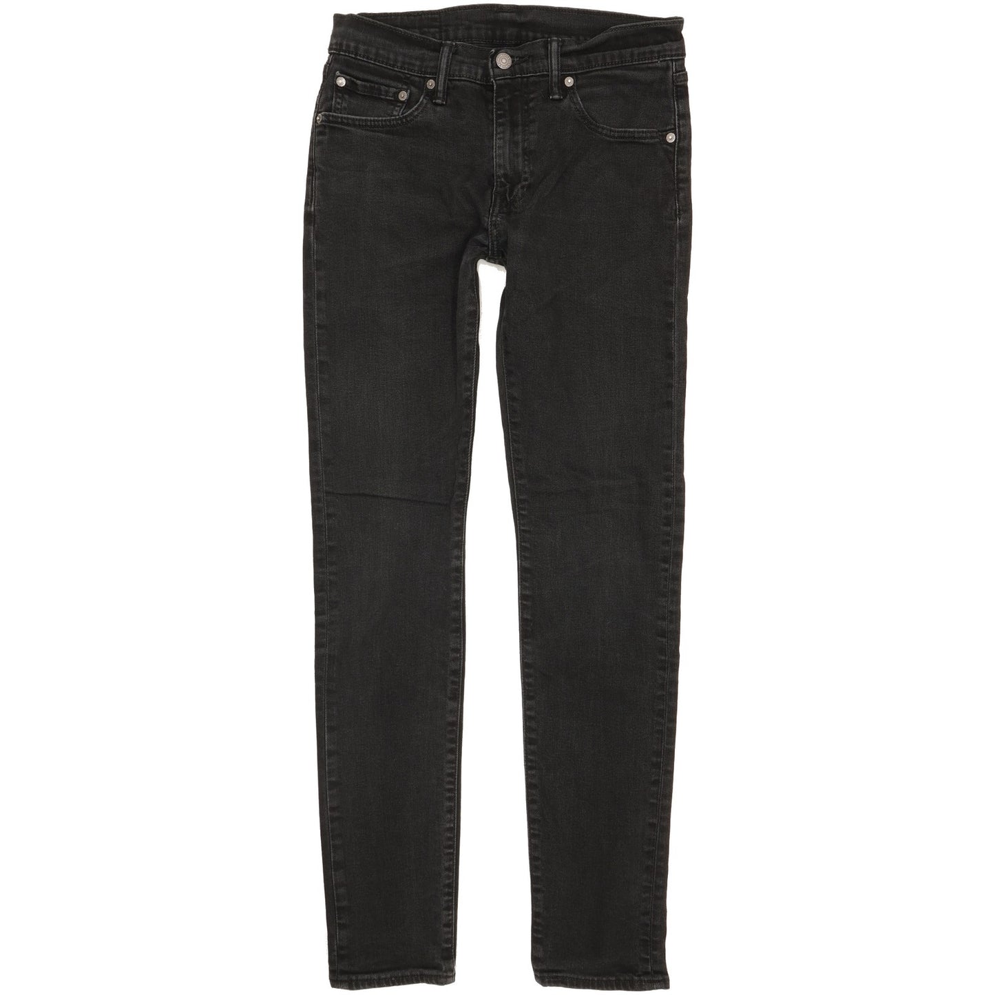 Levi's 512 Men Black Tapered Slim Stretch Jeans W30 L31