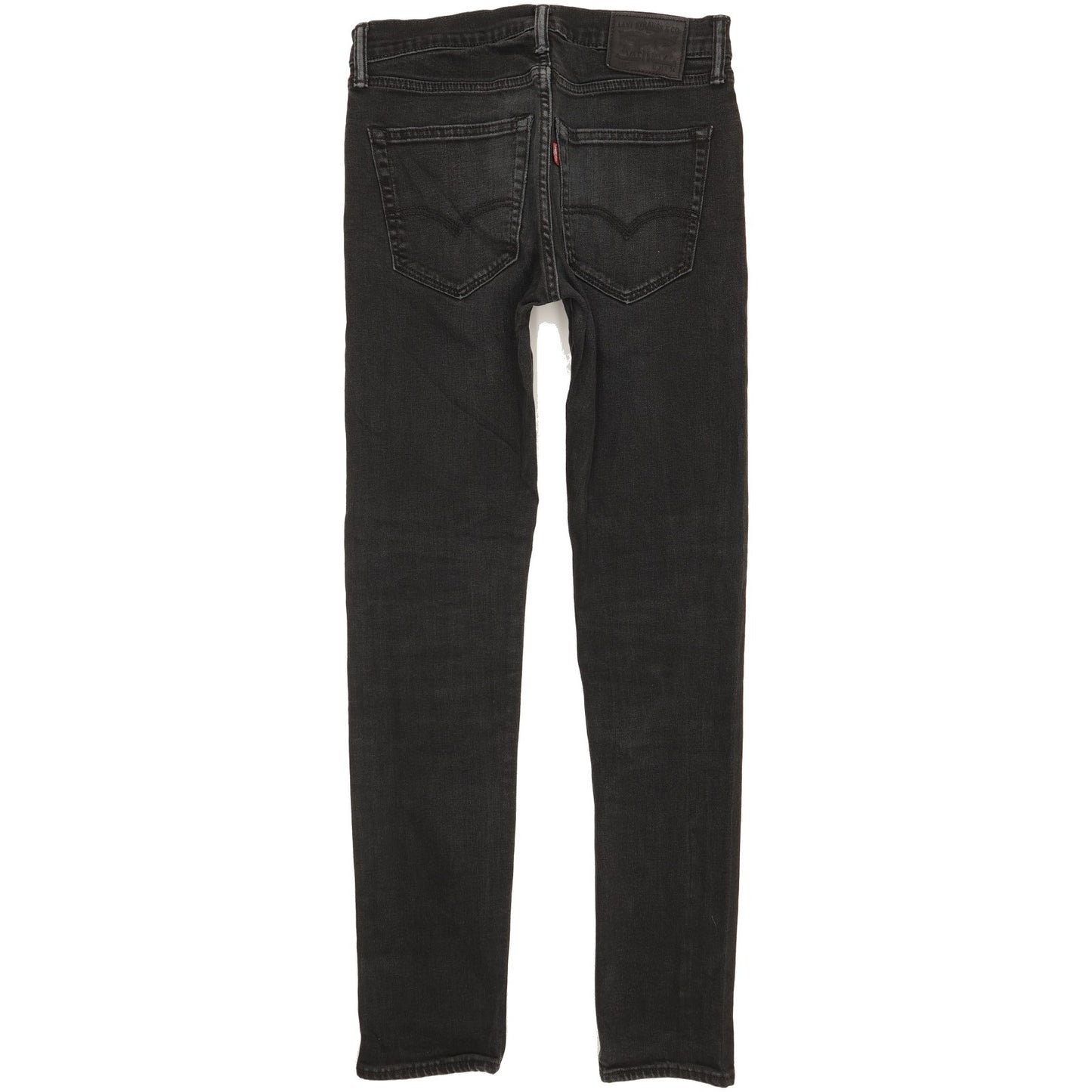 Levi's 512 Men Black Tapered Slim Stretch Jeans W30 L31