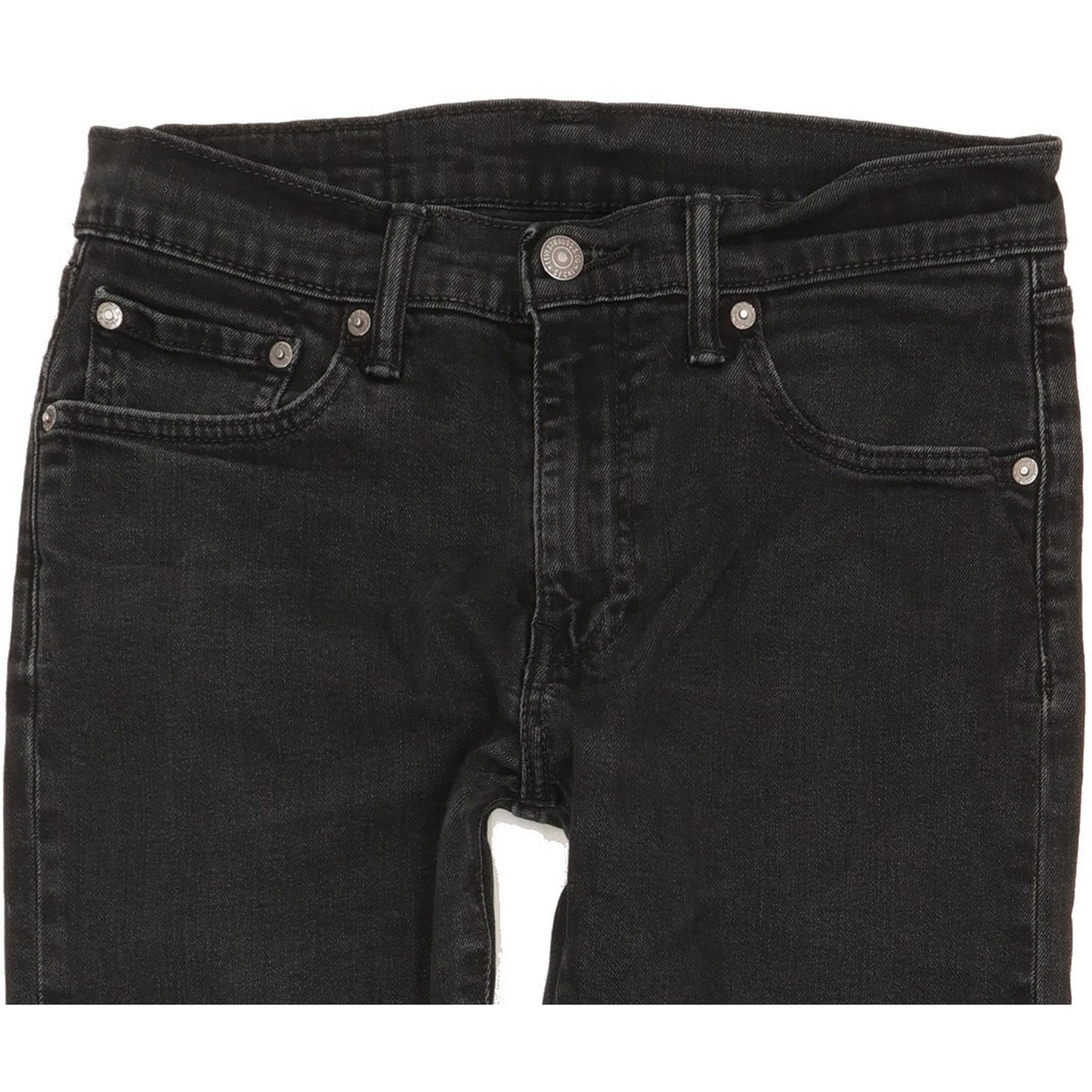 Levi's 512 Men Black Tapered Slim Stretch Jeans W30 L31