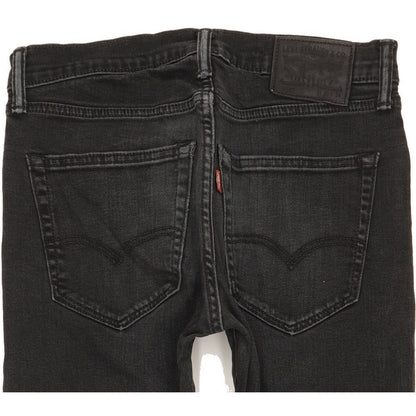 Levi's 512 Men Black Tapered Slim Stretch Jeans W30 L31