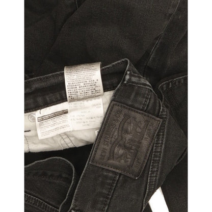 Levi's 512 Men Black Tapered Slim Stretch Jeans W30 L31