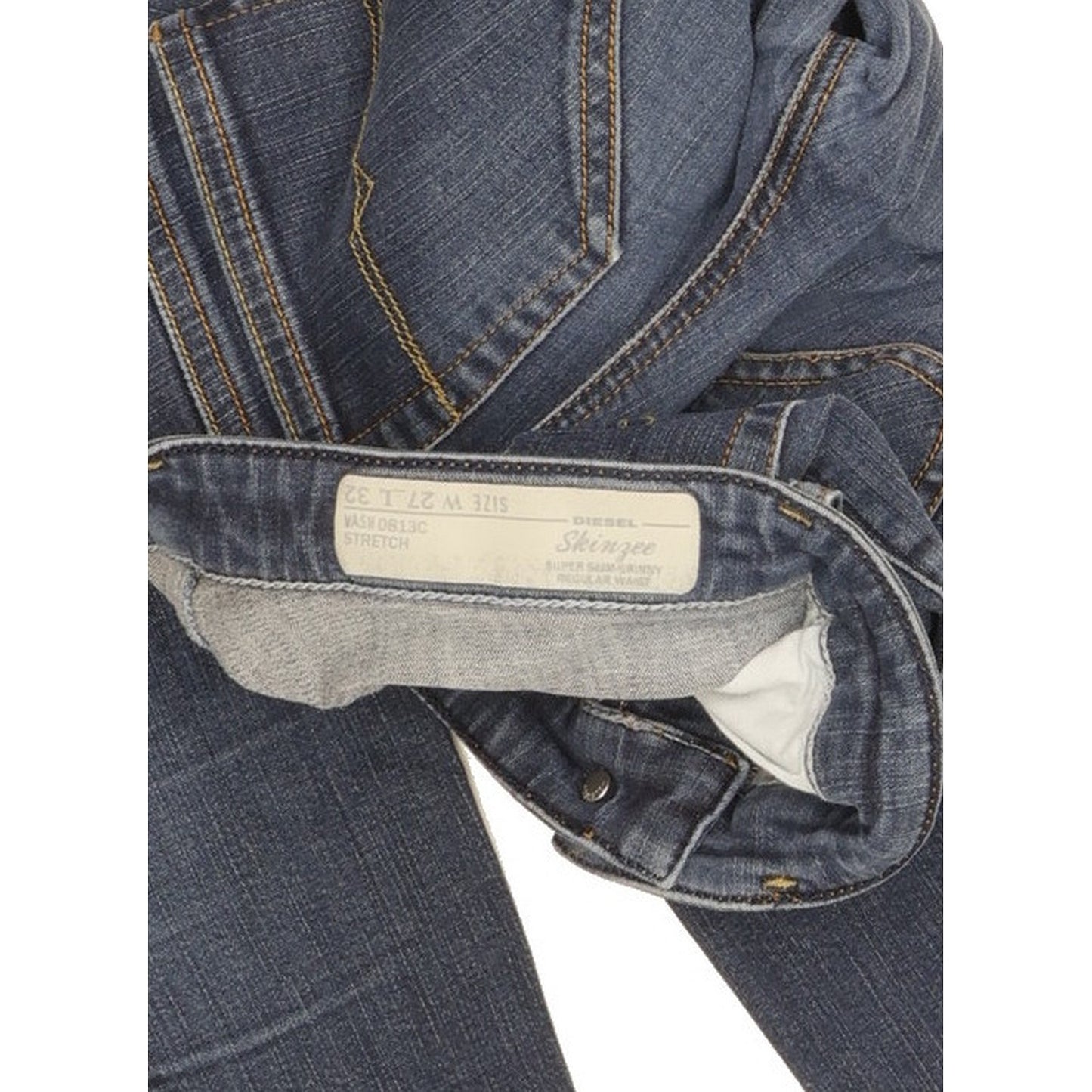Diesel Skinzee Women Blue Skinny Slim Stretch Jeans W27 L31