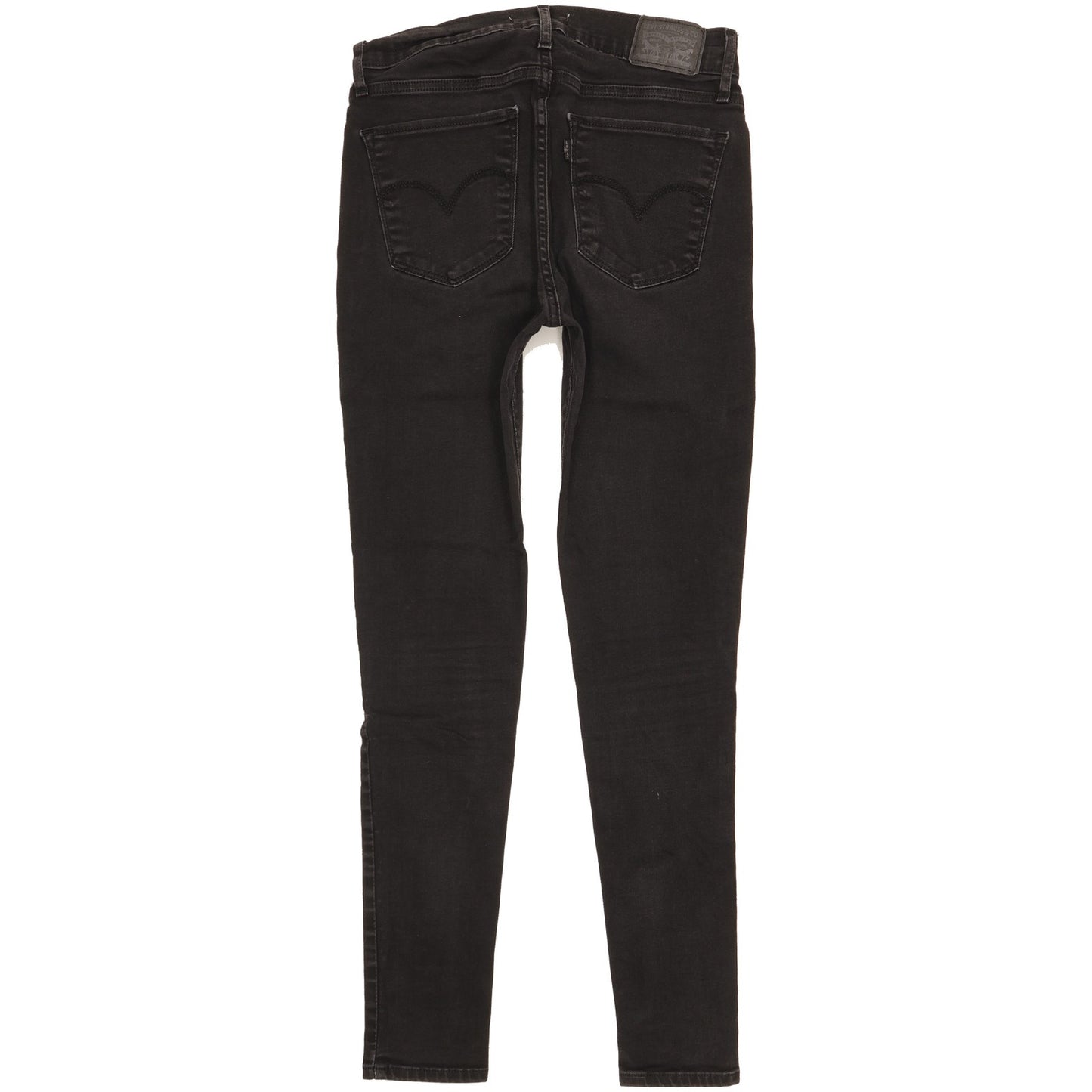 Levi's 710 Super Women Black Skinny Slim Stretch Jeans W29 L28