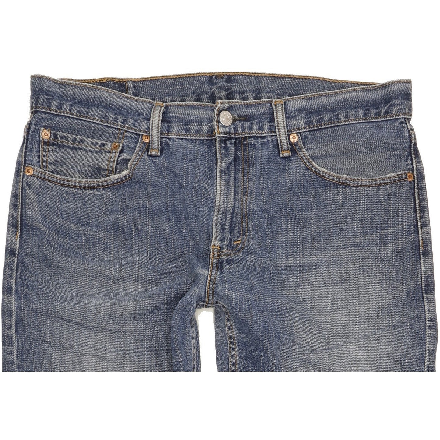 Levi's 504 Men Blue Straight Regular Jeans W34 L31