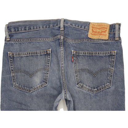 Levi's 504 Men Blue Straight Regular Jeans W34 L31