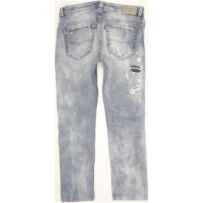 Diesel Thavar Men Blue Straight Slim Jeans W32 L29