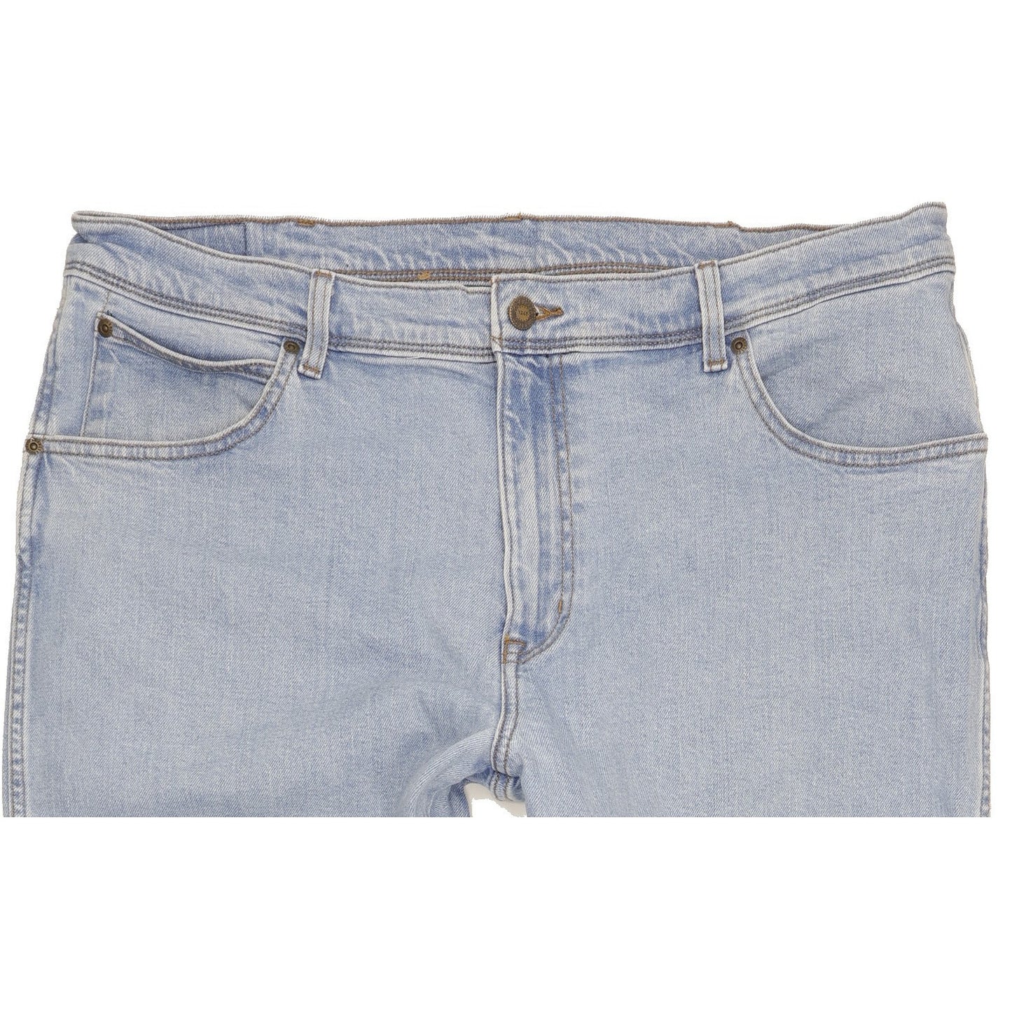 Wrangler Durable Quality Men Blue Straight Regular Stretch Jeans W40 L30