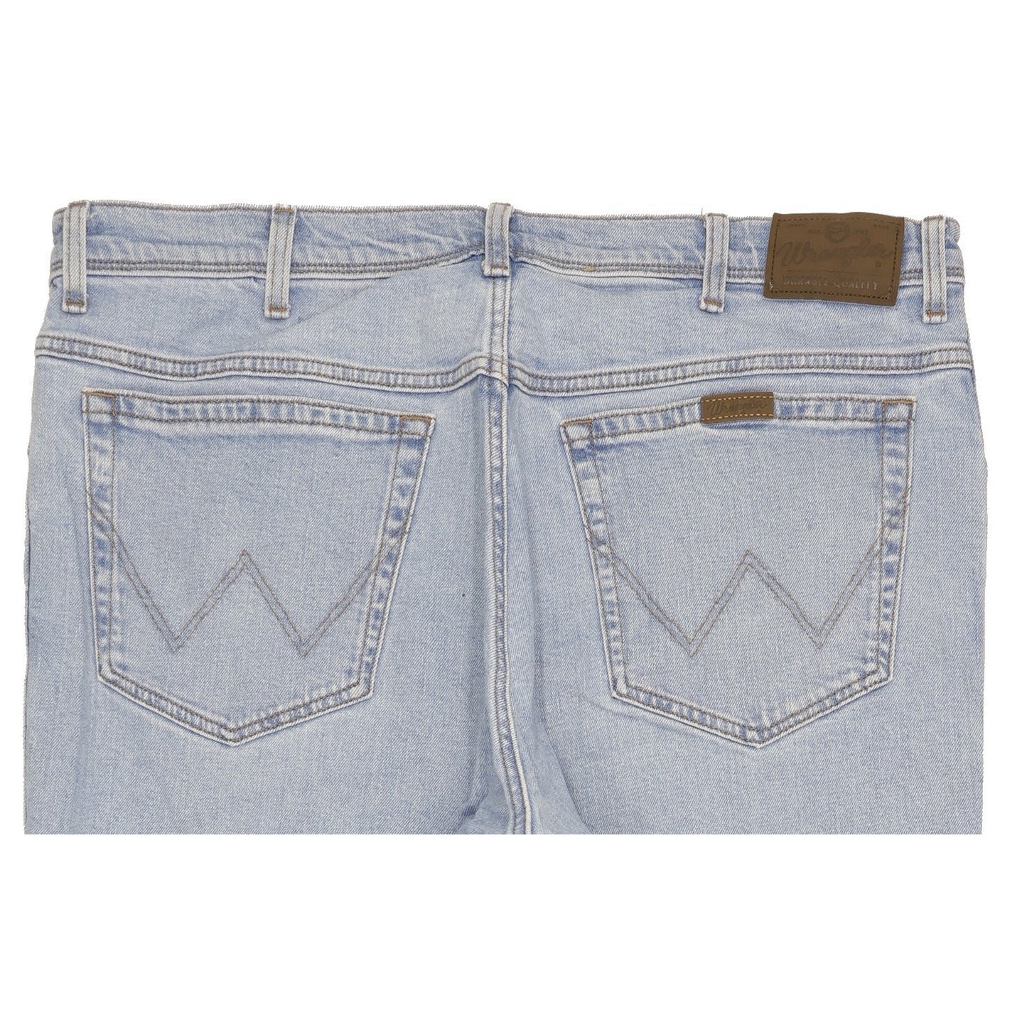 Wrangler Durable Quality Men Blue Straight Regular Stretch Jeans W40 L30