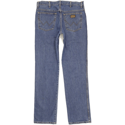 Wrangler Men Blue Straight Regular Jeans W33 L33