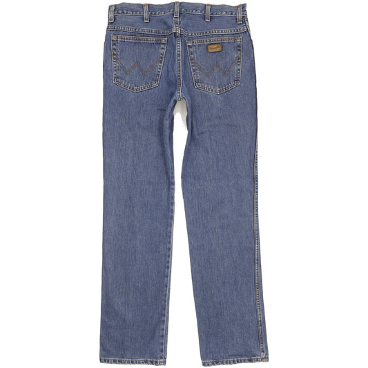 Wrangler Men Blue Straight Regular Jeans W33 L33