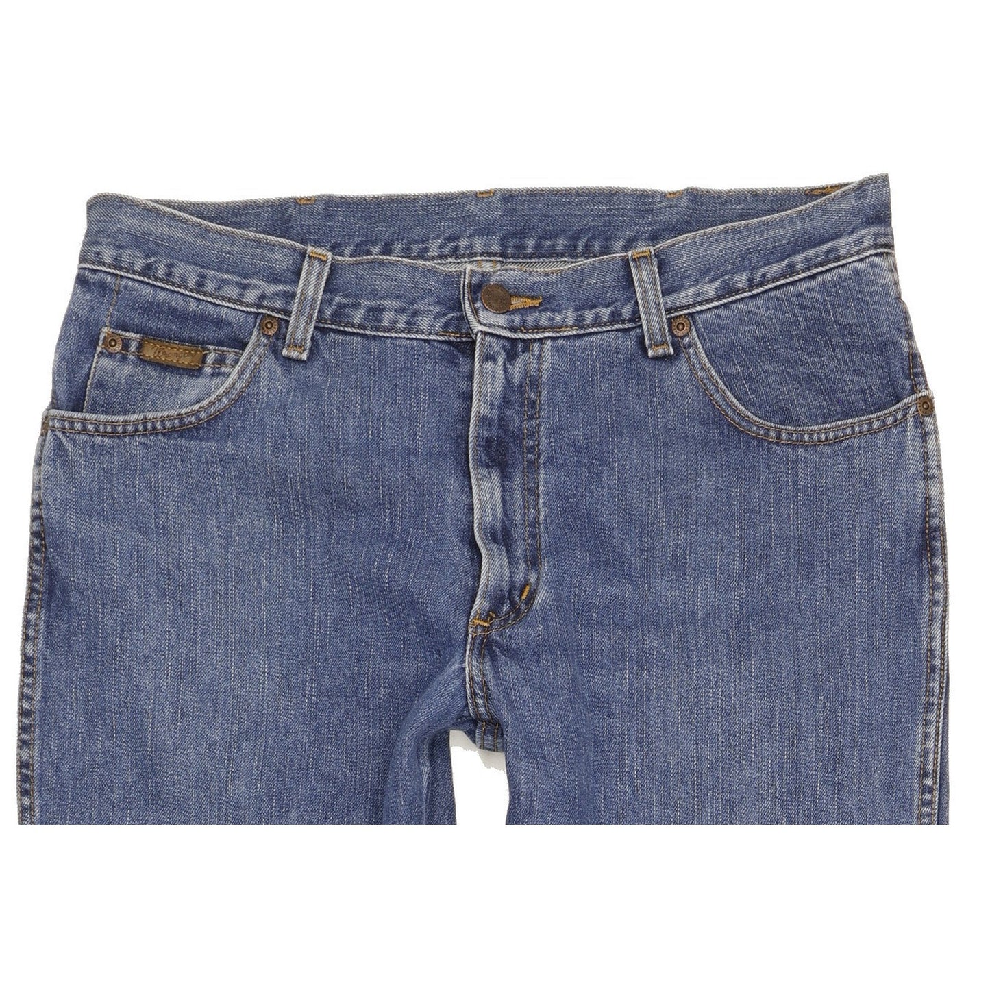 Wrangler Men Blue Straight Regular Jeans W33 L33