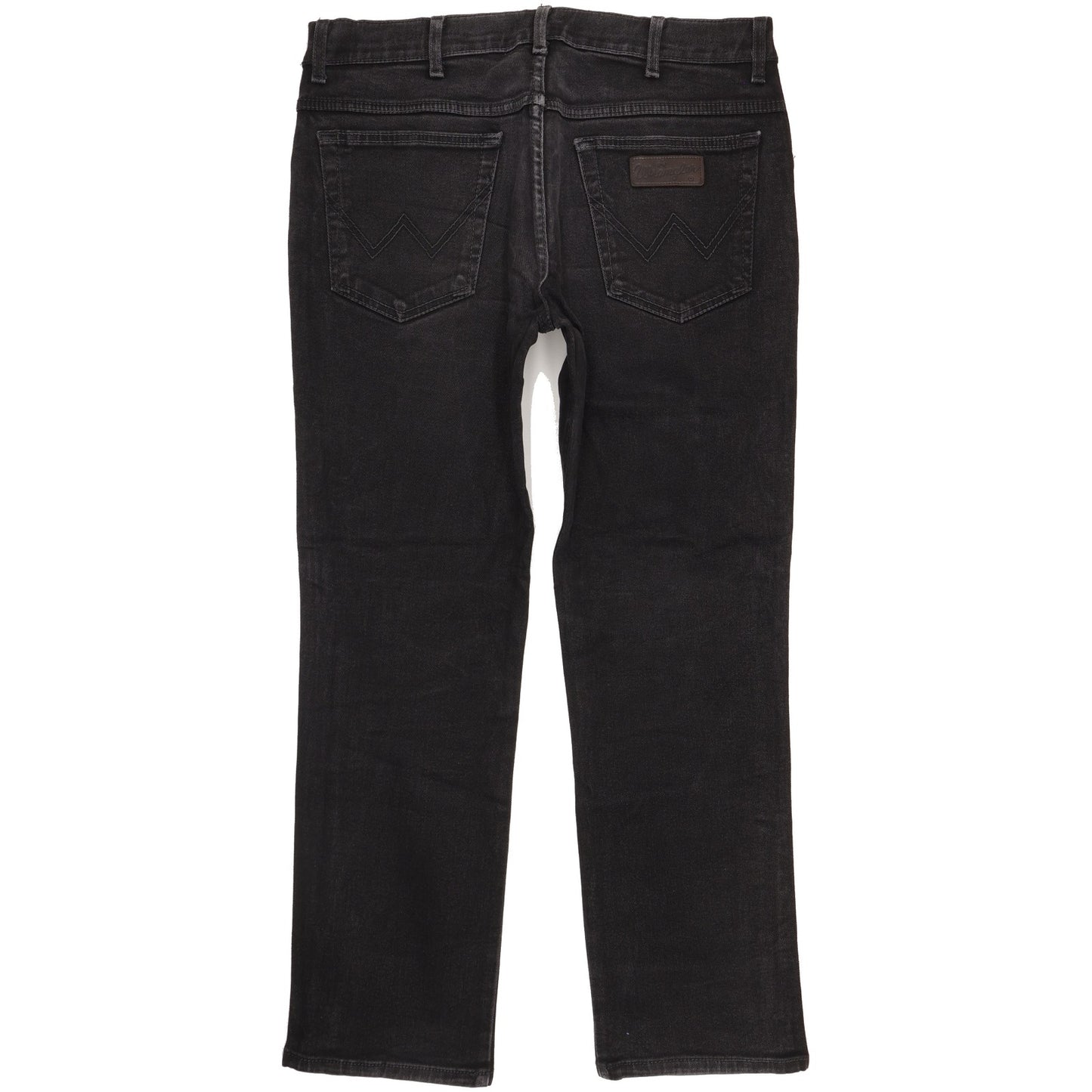 Wrangler Texas Men Black Straight Regular Stretch Jeans W36 L29
