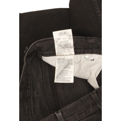 Wrangler Texas Men Black Straight Regular Stretch Jeans W36 L29