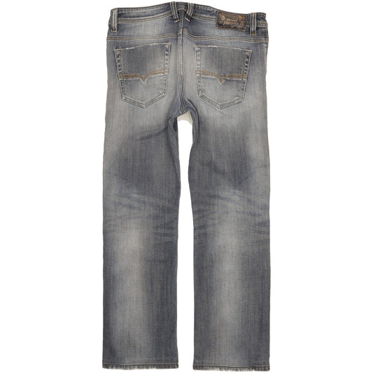 Diesel Viker Men Blue Straight Regular Stretch Jeans W33 L29