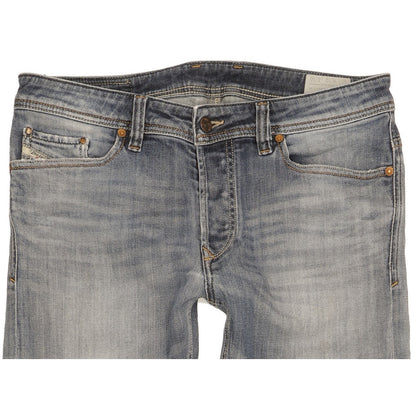 Diesel Viker Men Blue Straight Regular Stretch Jeans W33 L29