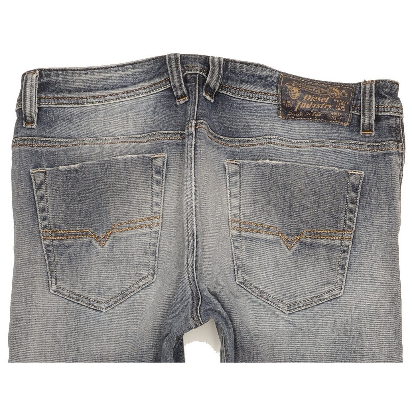 Diesel Viker Men Blue Straight Regular Stretch Jeans W33 L29